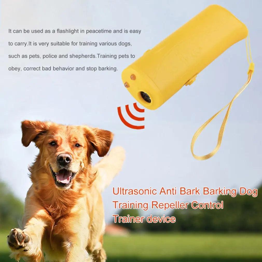 Ultrasonic Anti Bark Dog Training Repeller: Effective Stop Bark Deterrent  ourlum.com   