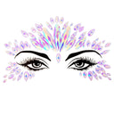 3D Sexy Face Tattoo Stickers Temporary Tattoos Glitter Fake Tattoo Rhinestones Masquerade for Women Party Face Jewels Tattoo  ourlum.com NO.3  