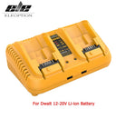 Fast-Dual DCB118 DCB102 Battery Charger for Dewalt Tools