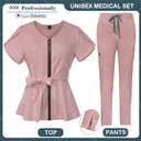 Women Scrubs Set Zipper Collar Beauty Clothes High Quality