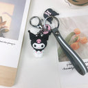 Cute Animal Keychains with Fluffy Fur Ball Bag Pendant