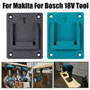 Wall-Mounted Battery Storage Rack for Makita Bosch Dewalt Milwaukee Tools