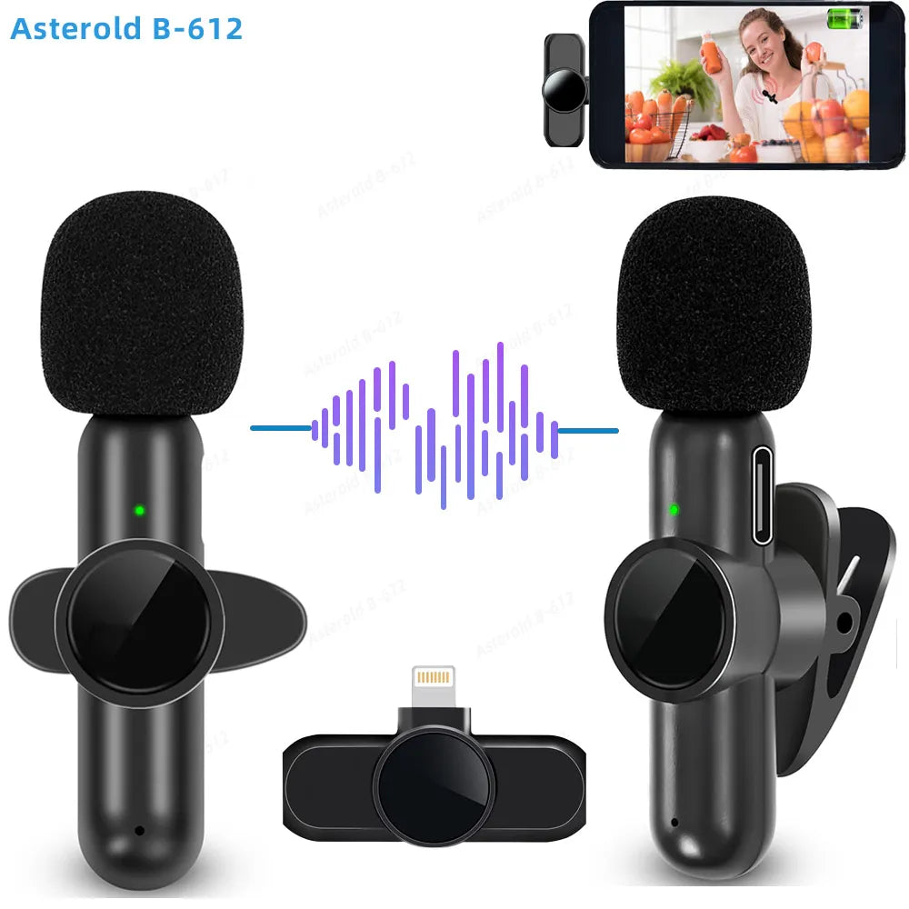 Pro Wireless Lavalier Mic: Premium Audio Recording Experience  ourlum.com   