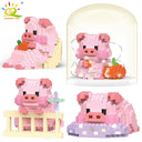 Mini Pig Diamond Building Blocks: DIY City Construction Toys for Children  ourlum.com   