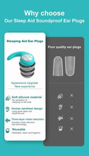 Sleep Noise Reduction Earplug Ear Protection Waterproof Earplugs