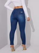 2024 Summer New Women's Ripped Jeans High Stretch Slim Pants