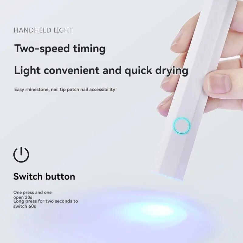 Mini Nail Light Therapy Machine: Salon-like Nail Art Anytime, Anywhere