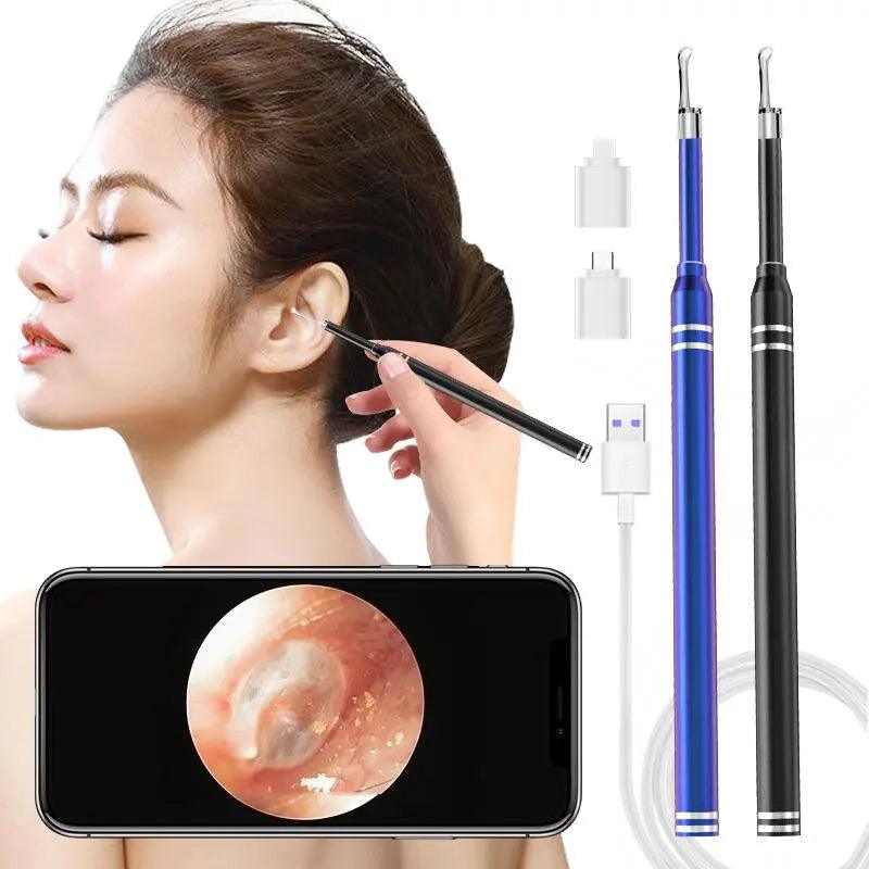 Smart HD Ear Cleaner Endoscope: Ultimate Earwax Removal Tool with Camera  ourlum.com   