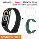 Mi Band 8: Smart Fitness Tracker with Advanced Health Monitoring  ourlum.com Black N Green Strap CHINA 