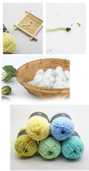 40-50g 4ply Milk Cotton Knitting Yarn For Crochet Craft