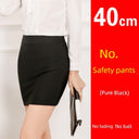 Professional Black Hip-Wrapped Skirt Stylish Office Elegance