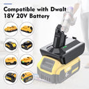 Dyson 18V Battery Adapter For Makita Dewalt Milwaukee