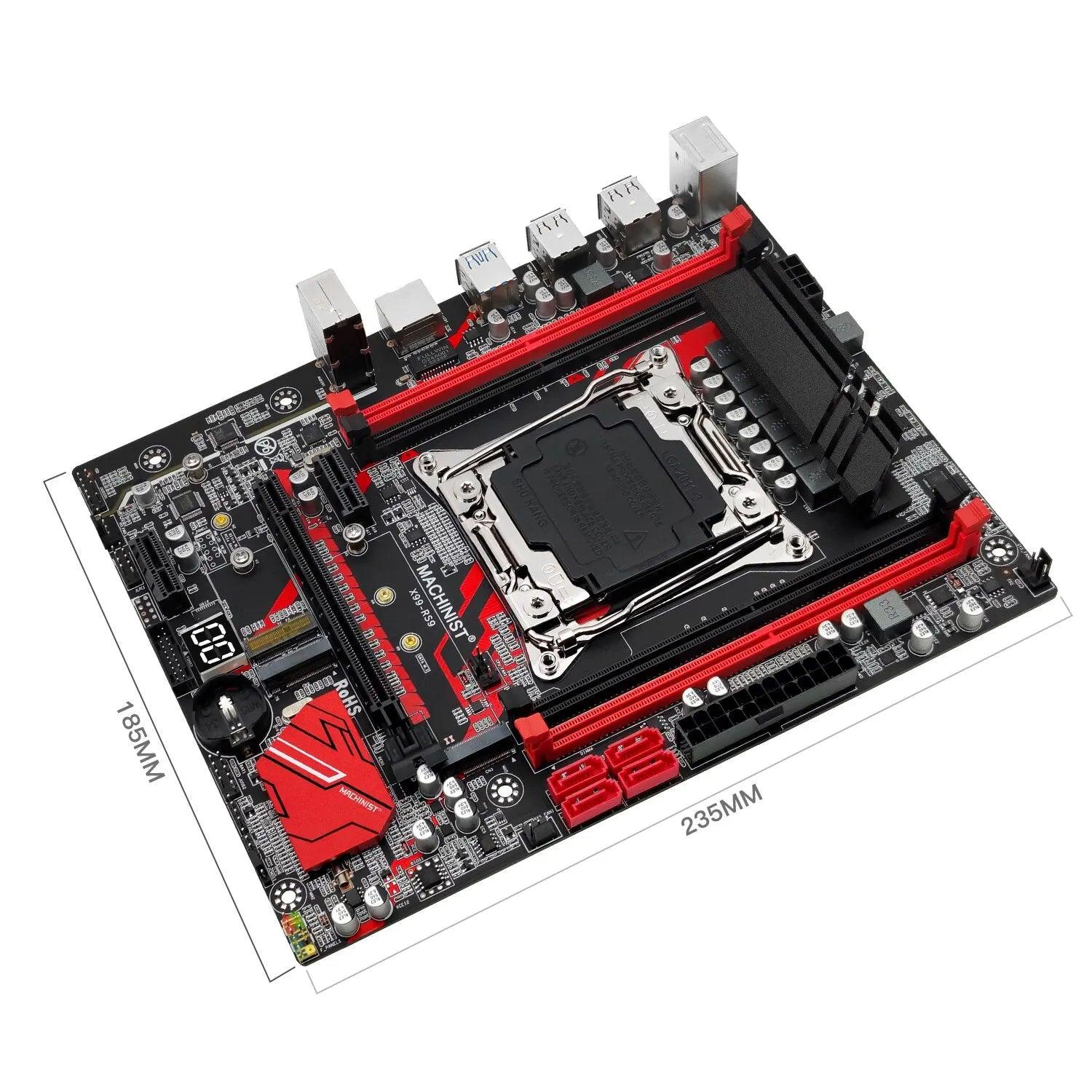 MACHINIST RS9 X99 Motherboard: Ultimate Xeon CPU and DDR4 RAM Support  ourlum.com   