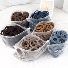 Elastic Headbands Set in Solid Colors - Stylish Hair Accessories for Women