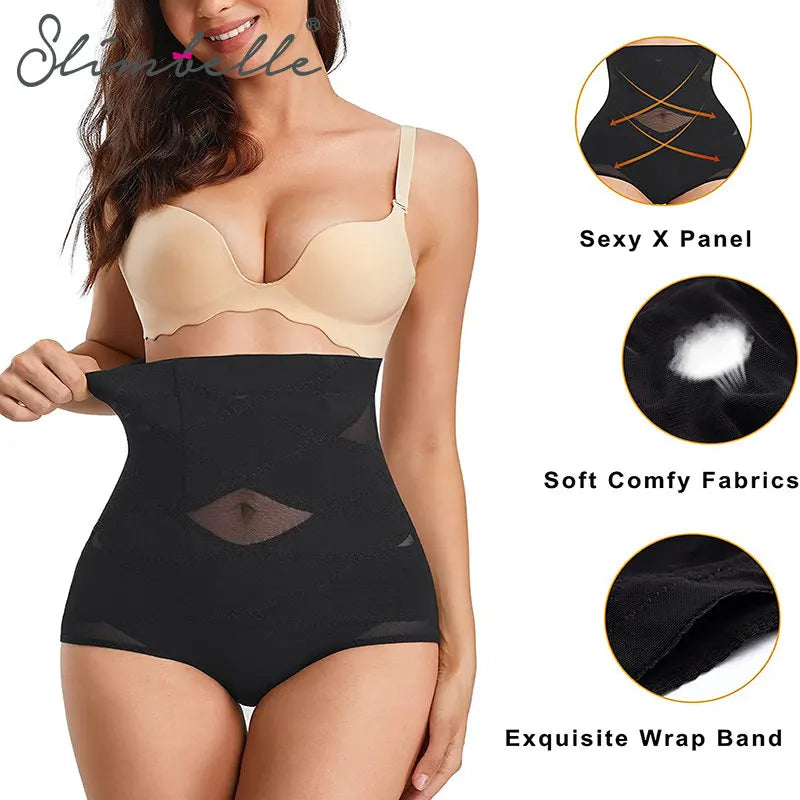 High Waist Tummy Control Shapewear - Women's Body Shaper & Butt Lifter Panty