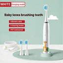 Vibrant Kids Electric Toothbrush Gentle Cleaning Rechargeable