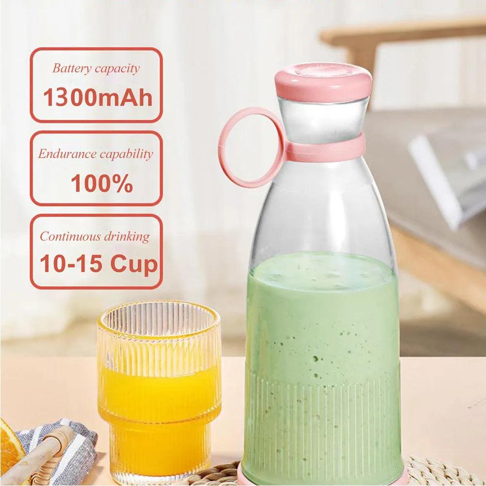 Mini Blender: Portable USB Smoothie Maker - On-The-Go Blending  ourlum.com   