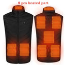 New 17 Heated Vest Jacket Fashion for Men Women Winter