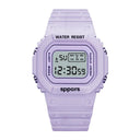 Colorful LED Sports Watch for Boys, Girls, Students, Men, and Women  ourlum.com Purple  