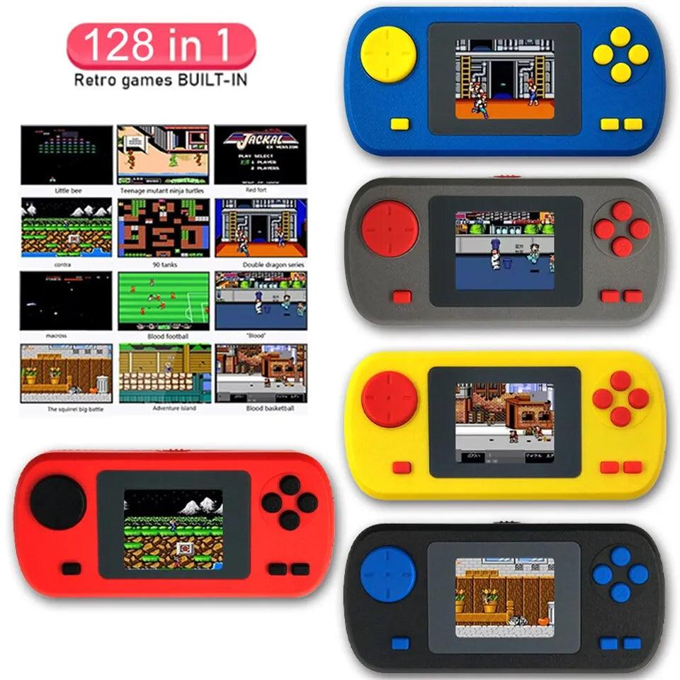 Retro Handheld Gaming Console for Kids: Color Screen, 128 Classic Games  ourlum.com   