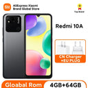 Global ROM Xiaomi Redmi 10A 4GB 64GB Smartphone MTK Helio G25