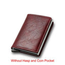 Carbon Fiber Slim Aluminum Men Wallet 2023 RFID Card Holder