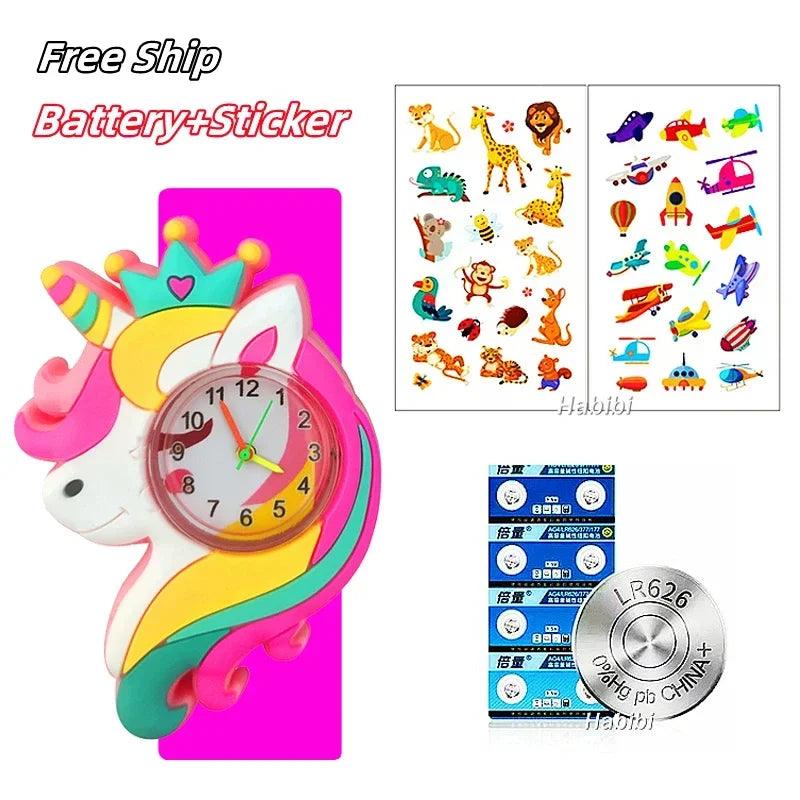 Animal Shape Kids' Slap Watch: Fun Timepiece for Boys & Girls  ourlum.com   