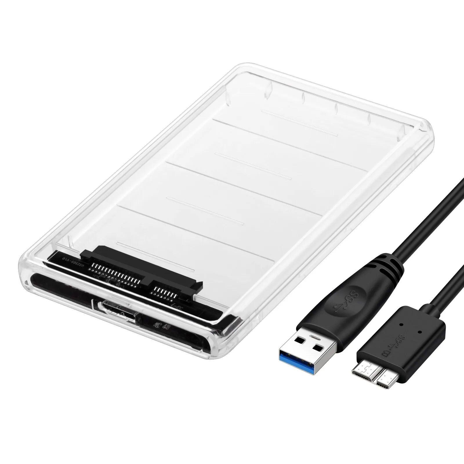 Portable SATA III Hard Drive Enclosure: Transform HDD into Portable Storage  ourlum.com   