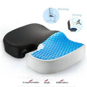 U-Shaped Gel Memory Foam Seat Cushion for Travel Comfort