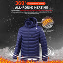 21 Areas Heated Jacket Winter USB Electric Heating Coat