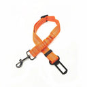 Pet Safety Car Seat Belt with Reflective Elastic Traction Rope  ourlum.com Orange  