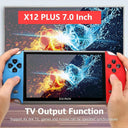 X12/X7 Plus Handheld Game Console 7 Inch HD Screen