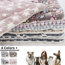 Pet Cozy Fleece Blanket Mat Soft Washable Warm Bear Pad