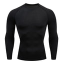 High-Performance Men's Compression MMA Fitness T-Shirt