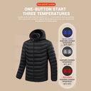 21 Areas Heated Jacket Winter USB Electric Heating Coat