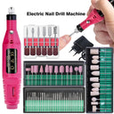 Portable Professional Electric Nail Drill Machine Set