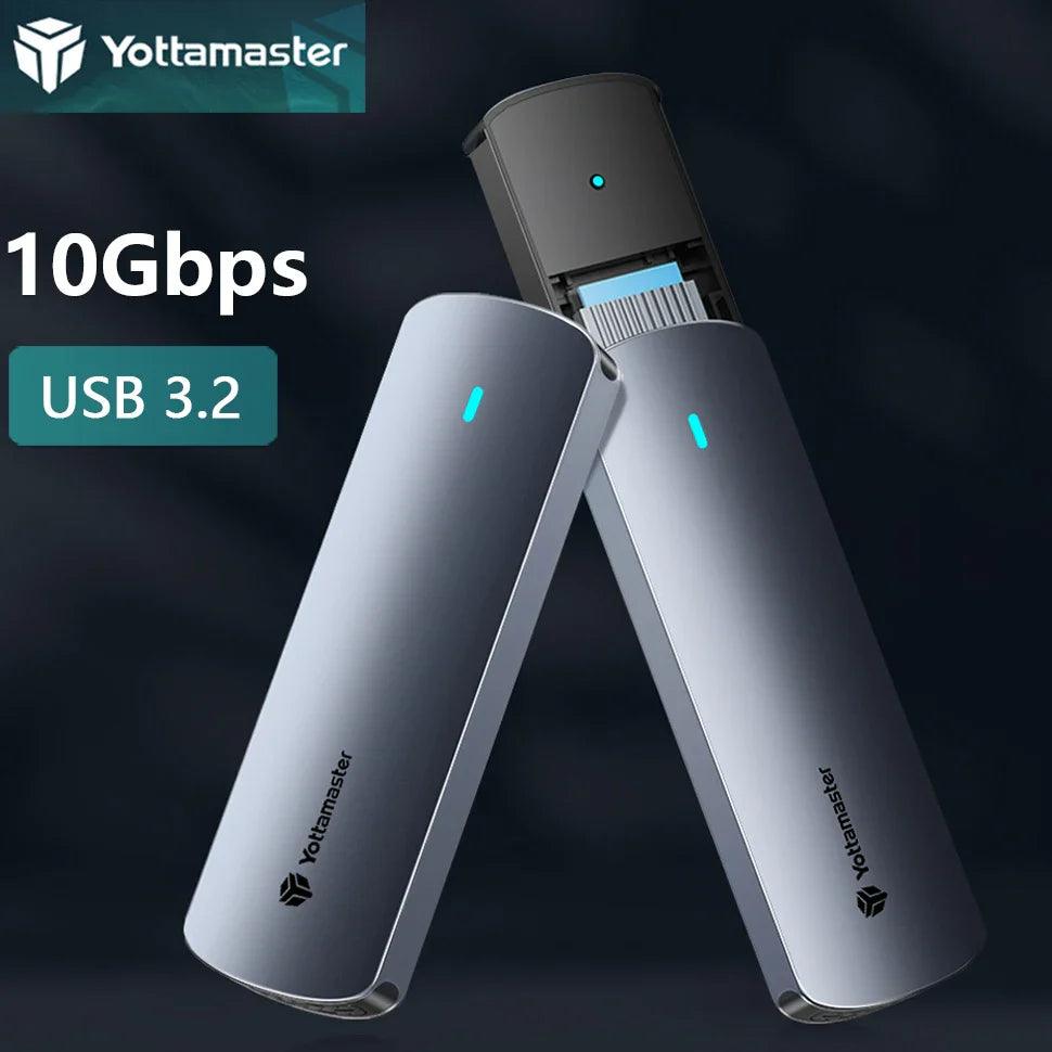 Yottamaster Dual Protocol SSD Enclosure: High-Speed Portable Storage  ourlum.com   