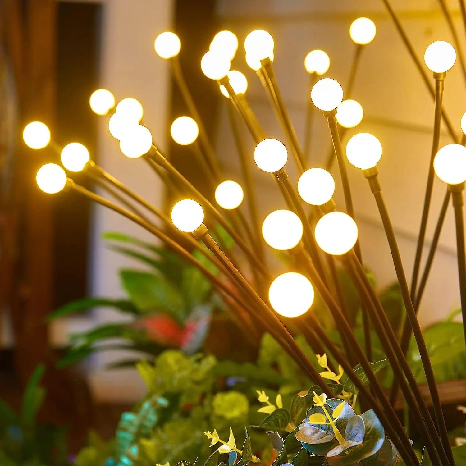 Solar Firefly Lights: Enchant Your Garden with Warm Radiance  ourlum.com   