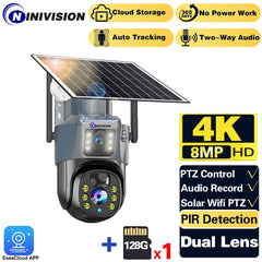 AI-Powered Solar Security Camera with Color Night Vision & Two-Way Intercom