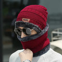 Knitted Hat For Women And Men Universal Thick Warm Beanie Balaclava