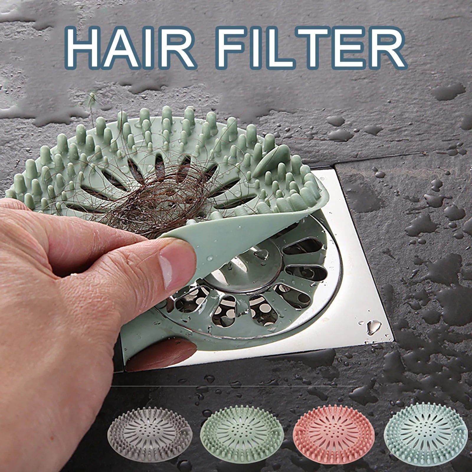 Silicone Hair Filter Strainer: Upgrade Drainage System for Efficiency  ourlum.com   