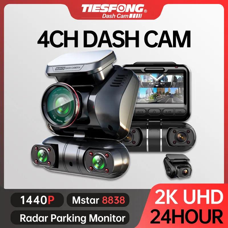 TiESFONG Dash Cam: Enhanced Security Solution with 2K Resolution  ourlum.com   