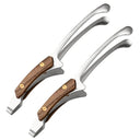 Heat Resistant 304 Stainless Steel BBQ Tongs with Wooden Grip