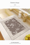 Accessible Luxury Diatom Ooze Quick-Drying Kitchen Mat