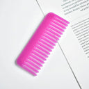 Wide Teeth Acetate Hair Combs Anti-static Massage Hair Brush Hairdressing Colorful Hairdress Salon Styling Traveling Accessories  ourlum.com NO.23 11.8x4.6cm  