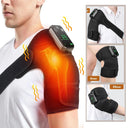 Electric Heating Shoulder Massager Vibration Support Belt