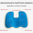 Ergonomic Gel & Memory Foam Seat Cushion for Office Chairs