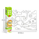 Children's DIY Coloring Paper Roll Creative Drawing Fun Toy