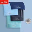 Ice Silk Men's Boxer Shorts Cool Breathable Underwear Set