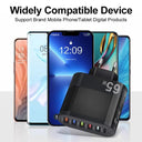 5-Port USB Wall Charger with PD Fast Charging for Xiaomi iPhone 13 Samsung - QC 3.0 Plug Adapter  ourlum.com   